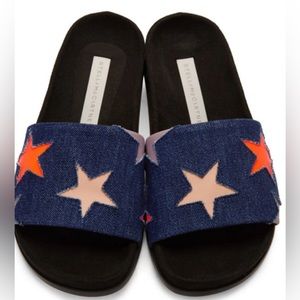 Stella McCartney star denim slide size 38